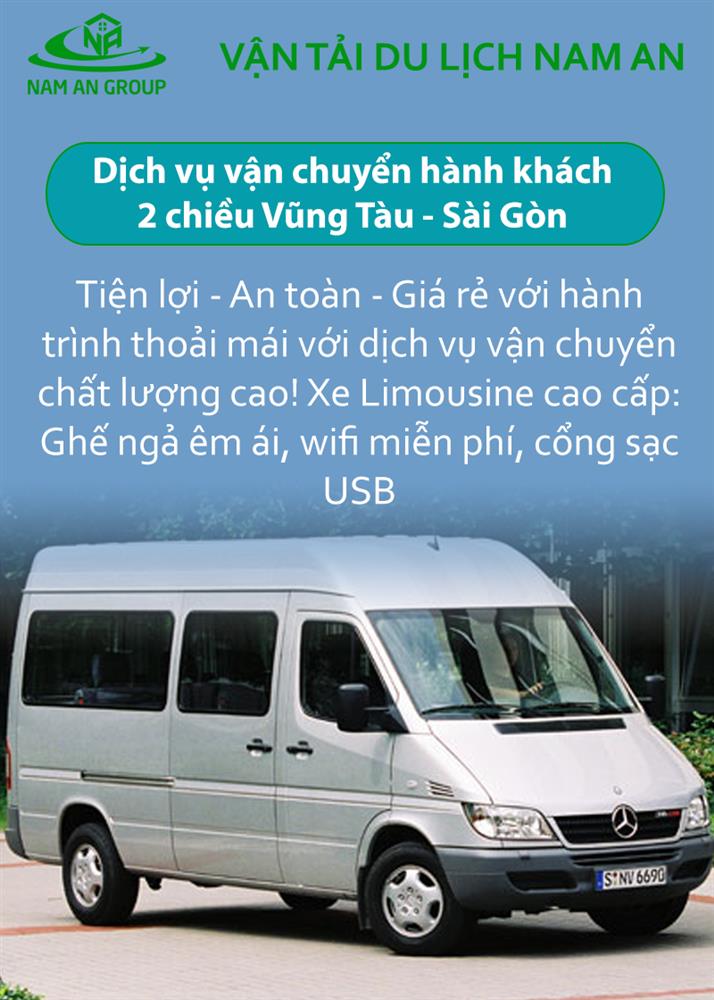 Dịch vụ vận chuyển hành khách 2 chiều Vũng Tàu - Sài Gòn Dịch vụ vận chuyển hành khách 2 chiều Vũng Tàu - Sài Gòn